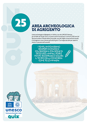 attività per bambini del sito UNESCO nr. 25