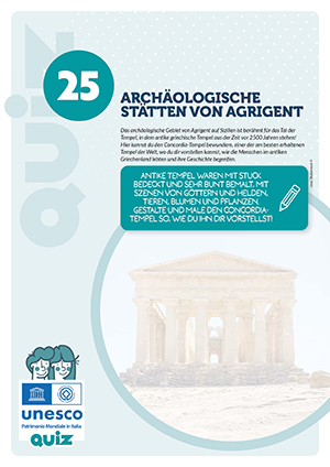 attività per bambini del sito UNESCO nr. 25